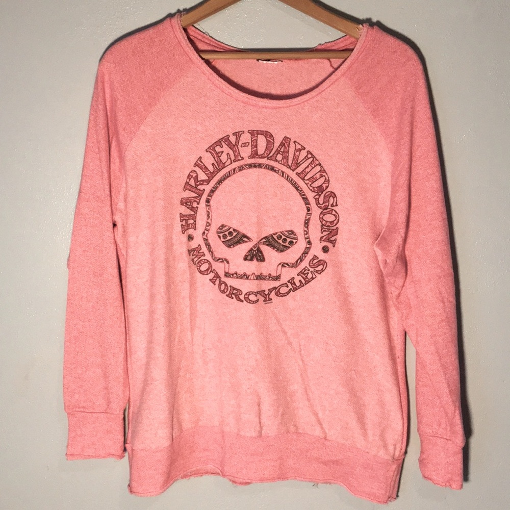 HARLEY-DAVIDSON MOTORCYCLES Skull Sweatshirt XL